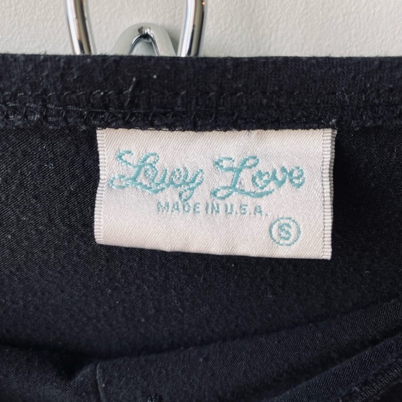 Vintage Black MIDI Skirt Lucy Love - Picture 6 of 8